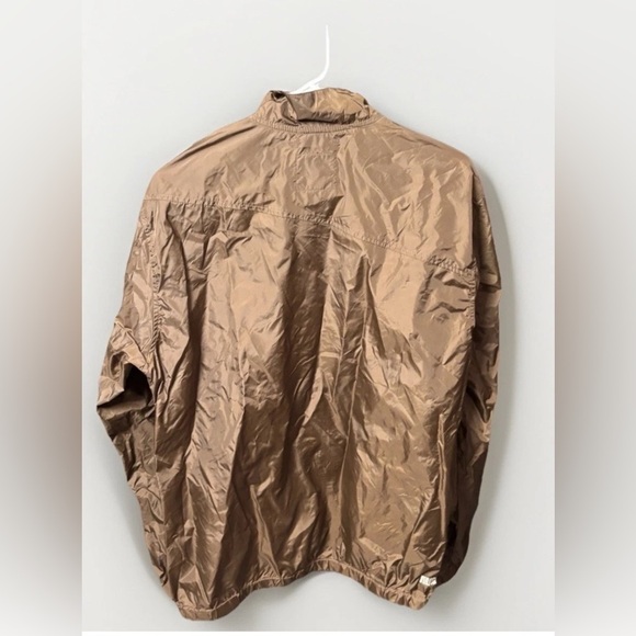 Volcom Windbreaker Jacket Men’s L Brown Full Zip Lightweight Streetwear NWOT - Picture 5 of 5